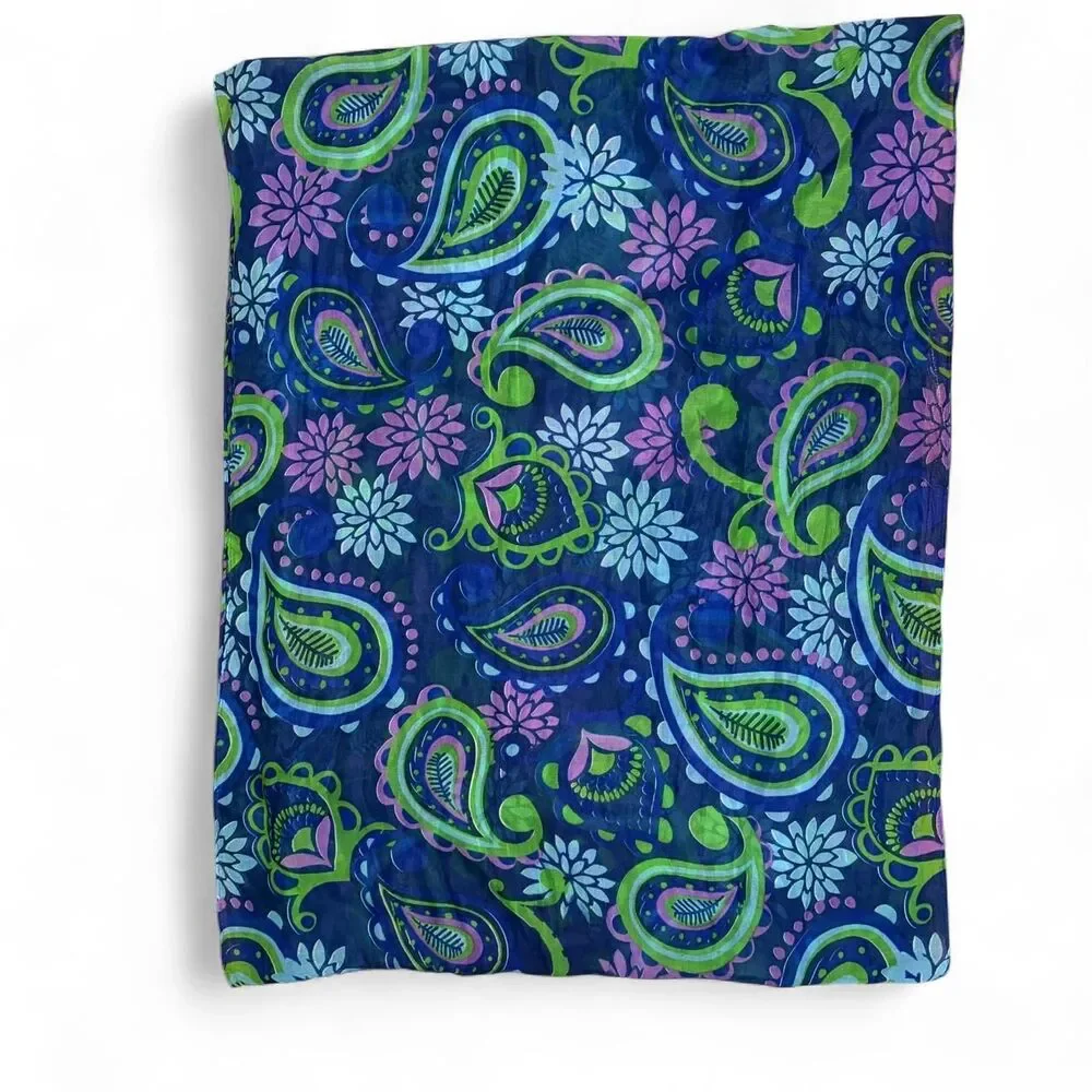 Multicolor Paisley Infinity Scarf